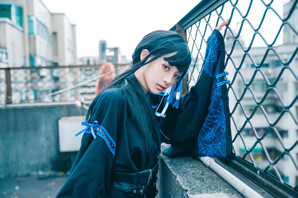 JillpunkオリジナルKERAアニメファンタジー 曼珠沙華彼岸花大正浪漫クモ網レース現代羽織和装ジャケットブレザー メンズ レディー V系カッコいい おしゃれ大きいサイズ男女兼用ファッション秋葉系