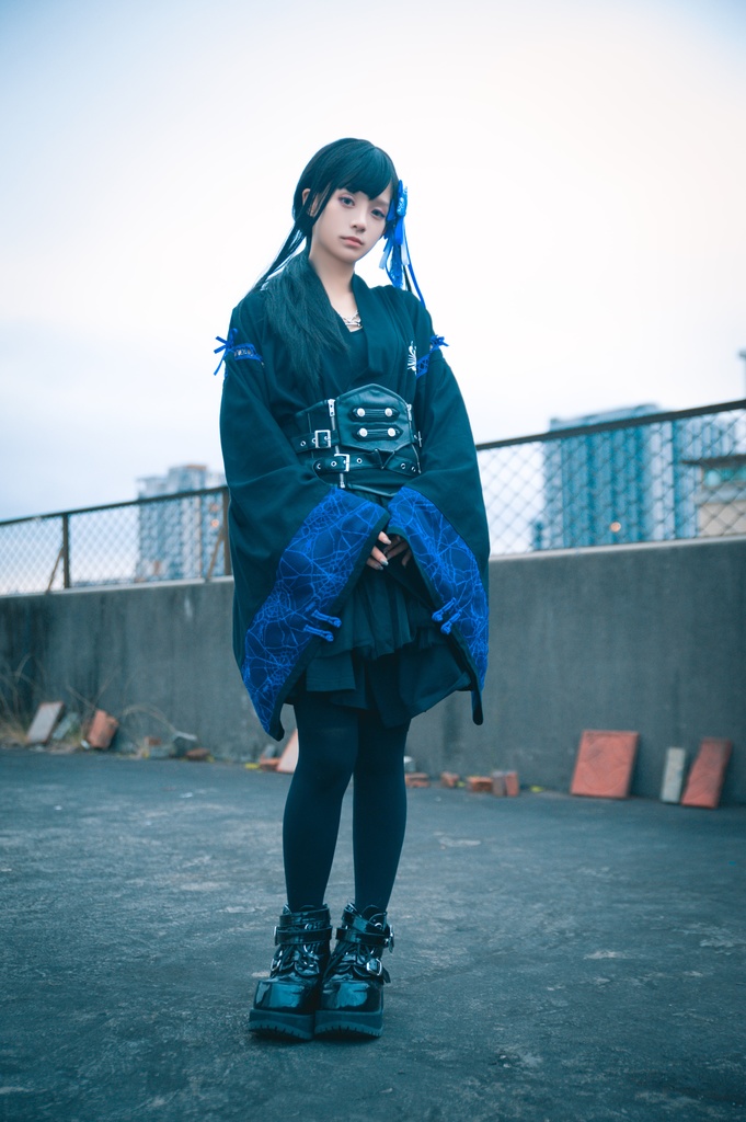 JillpunkオリジナルKERAアニメファンタジー 曼珠沙華彼岸花大正浪漫クモ網レース現代羽織和装ジャケットブレザー メンズ レディー V系カッコいい おしゃれ大きいサイズ男女兼用ファッション秋葉系