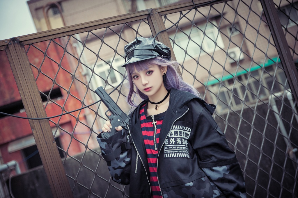 JillpunkオリジナルKERA アニメお宅機動警察NEET自宅警備隊ミリタリー戦術ポケット反射プリント耐水防水ウィンドウブレーカーパーカーゆったりジャケット パンクメンズ レディーズ おしゃれ大きいサイズ男女兼用ファッション秋葉系カッコいい