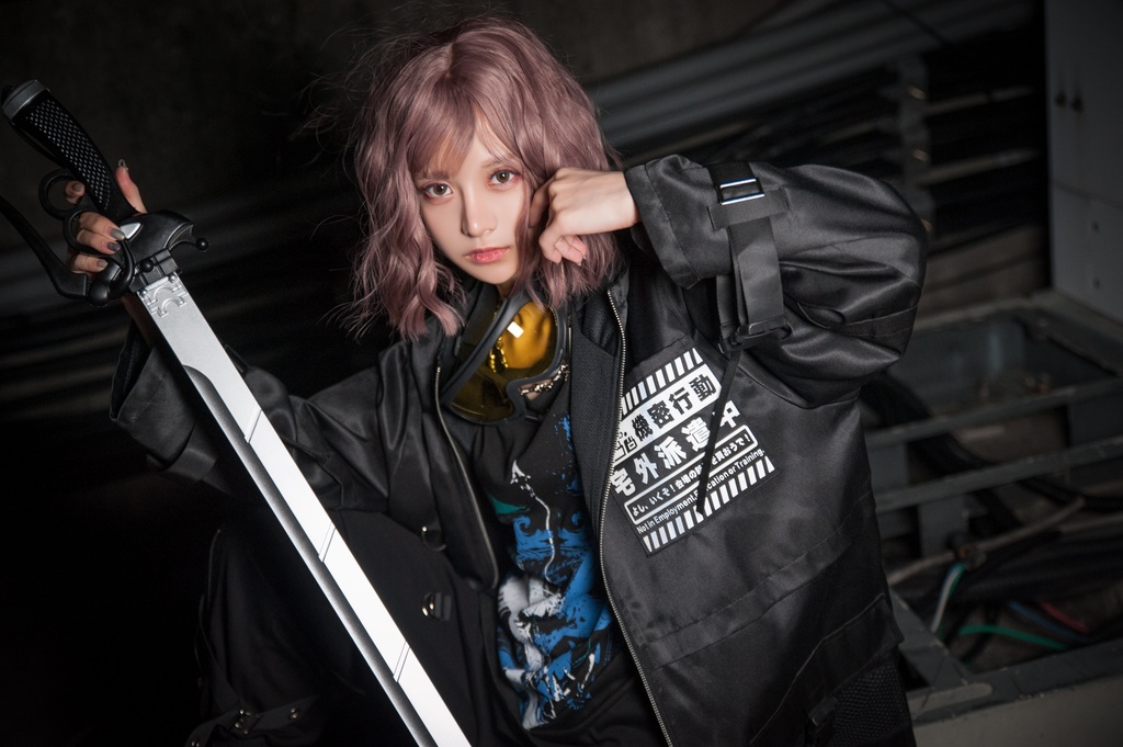 JillpunkオリジナルKERA アニメお宅機動警察NEET自宅警備隊ミリタリー戦術ポケット反射プリント耐水防水ウィンドウブレーカーパーカーゆったりジャケット パンクメンズ レディーズ おしゃれ大きいサイズ男女兼用ファッション秋葉系カッコいい