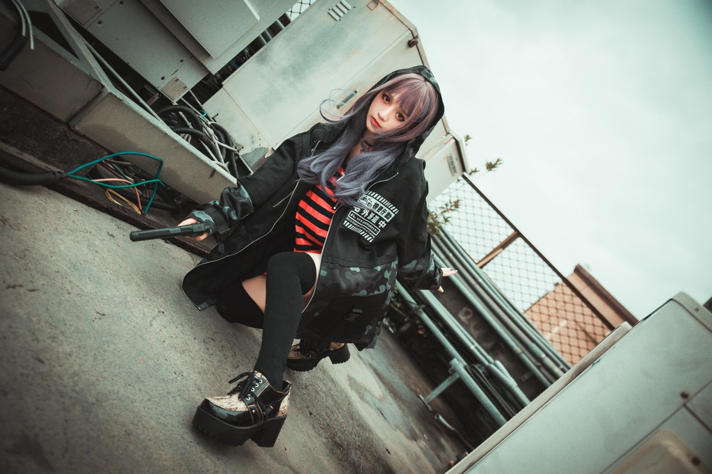 JillpunkオリジナルKERA アニメお宅機動警察NEET自宅警備隊ミリタリー戦術ポケット反射プリント耐水防水ウィンドウブレーカーパーカーゆったりジャケット パンクメンズ レディーズ おしゃれ大きいサイズ男女兼用ファッション秋葉系カッコいい