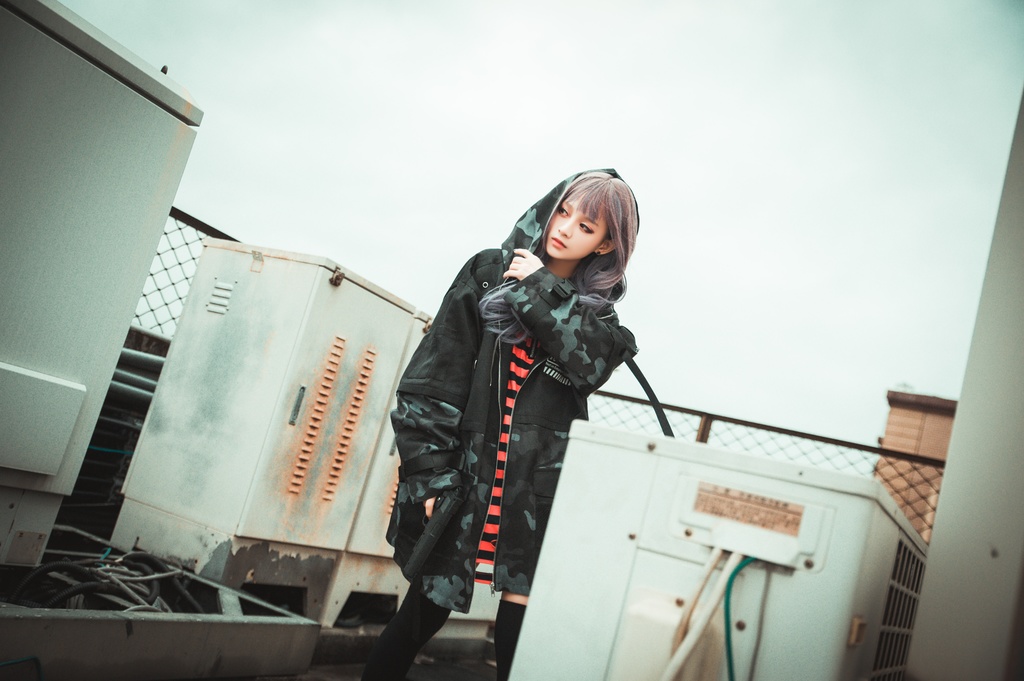 JillpunkオリジナルKERA アニメお宅機動警察NEET自宅警備隊ミリタリー戦術ポケット反射プリント耐水防水ウィンドウブレーカーパーカーゆったりジャケット パンクメンズ レディーズ おしゃれ大きいサイズ男女兼用ファッション秋葉系カッコいい