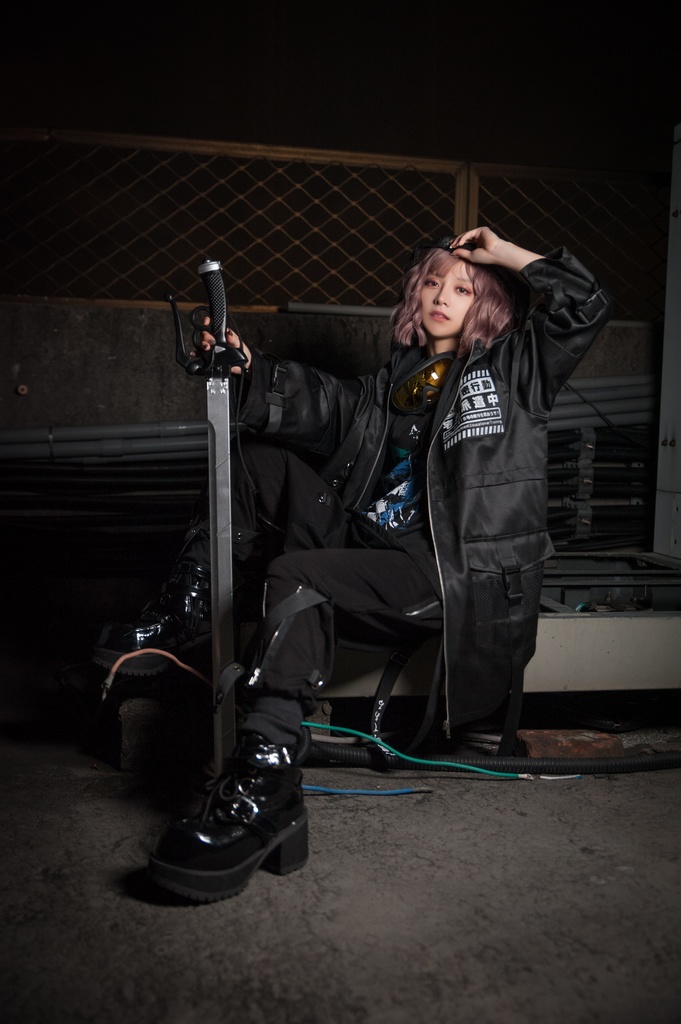 JillpunkオリジナルKERA アニメお宅機動警察NEET自宅警備隊ミリタリー戦術ポケット反射プリント耐水防水ウィンドウブレーカーパーカーゆったりジャケット パンクメンズ レディーズ おしゃれ大きいサイズ男女兼用ファッション秋葉系カッコいい