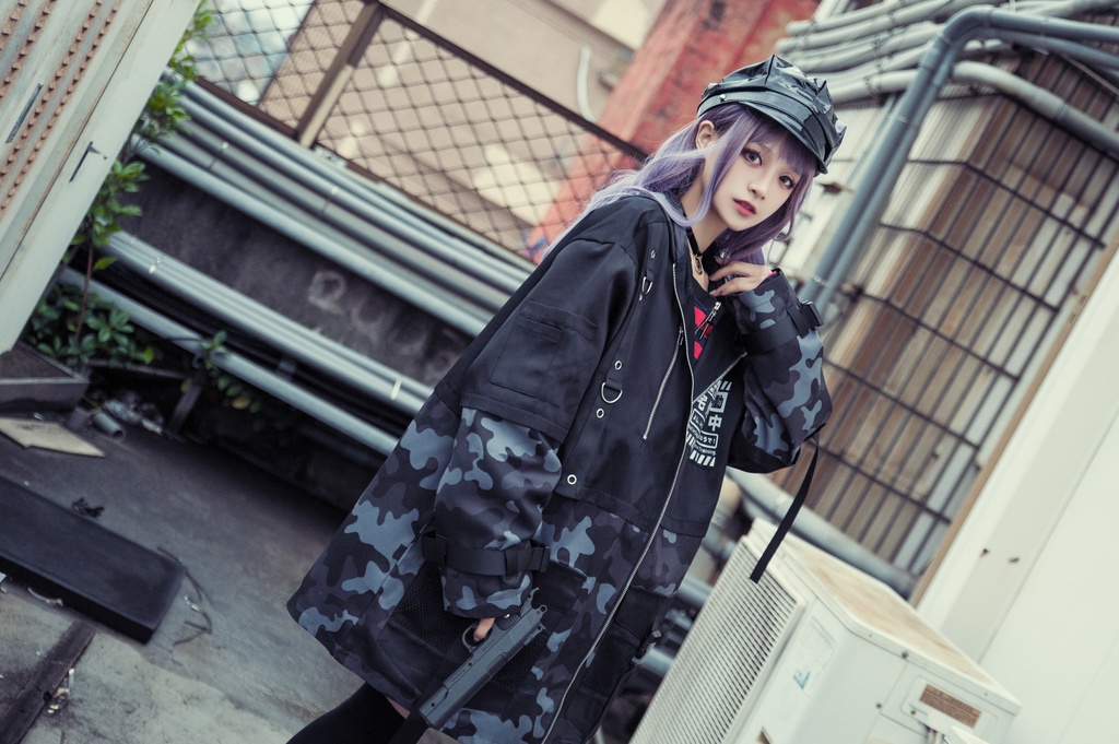 JillpunkオリジナルKERA アニメお宅機動警察NEET自宅警備隊ミリタリー戦術ポケット反射プリント耐水防水ウィンドウブレーカーパーカーゆったりジャケット パンクメンズ レディーズ おしゃれ大きいサイズ男女兼用ファッション秋葉系カッコいい