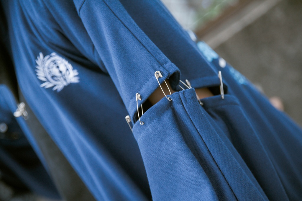 Jillpunk和風モード戦国武将物語 独眼竜伊達政宗 家紋刺繡 キモノスリーブ 安全ピンフード付き現代羽織 和装ジャケットブレザー オリジナル メンズ レディー V系カッコいい おしゃれ男女兼用ファッション秋葉系