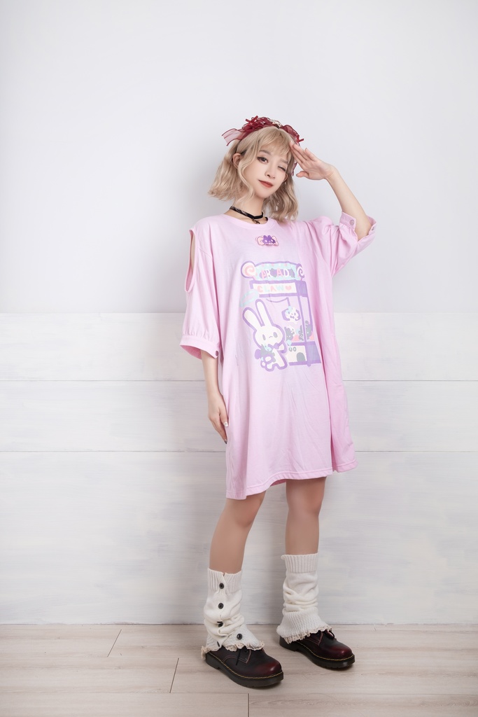 Jillpunkロリータ夢かわいい 可愛いおしゃれ 萌え テーマパーク クレーンゲーム ネクタイ付きレースヘム水兵服 兎耳セーラーカラー ゆったりワンピース・ドレス オリジナル原宿おしゃれ姫系森女