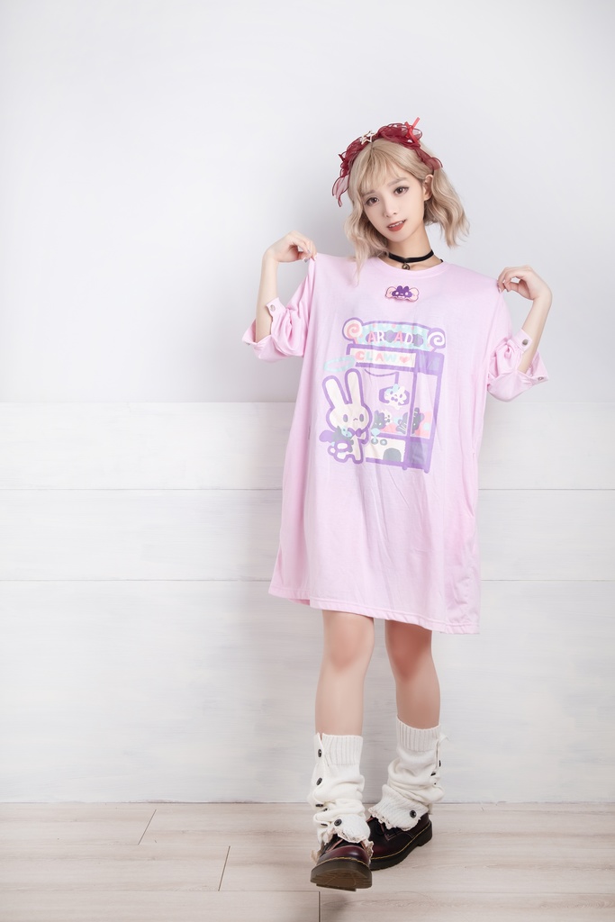 Jillpunkロリータ夢かわいい 可愛いおしゃれ 萌え テーマパーク クレーンゲーム ネクタイ付きレースヘム水兵服 兎耳セーラーカラー ゆったりワンピース・ドレス オリジナル原宿おしゃれ姫系森女