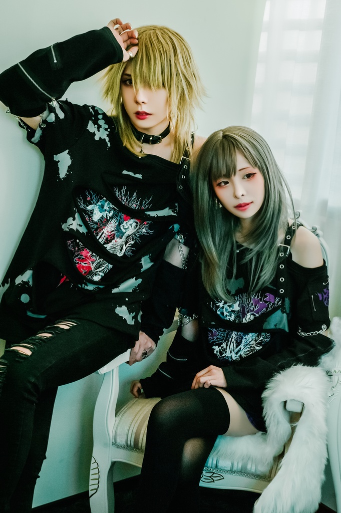 Jillpunk グランジパンク 悪夢心魔 インクプリント ワンショルダーカット 服ビリ 重ね着 アームカバー付き カットソーtシャツ セクシー ロック ヘヴィメタル オリジナルメンズ レディーズ おしゃれ男女兼用ファッションカッコいい