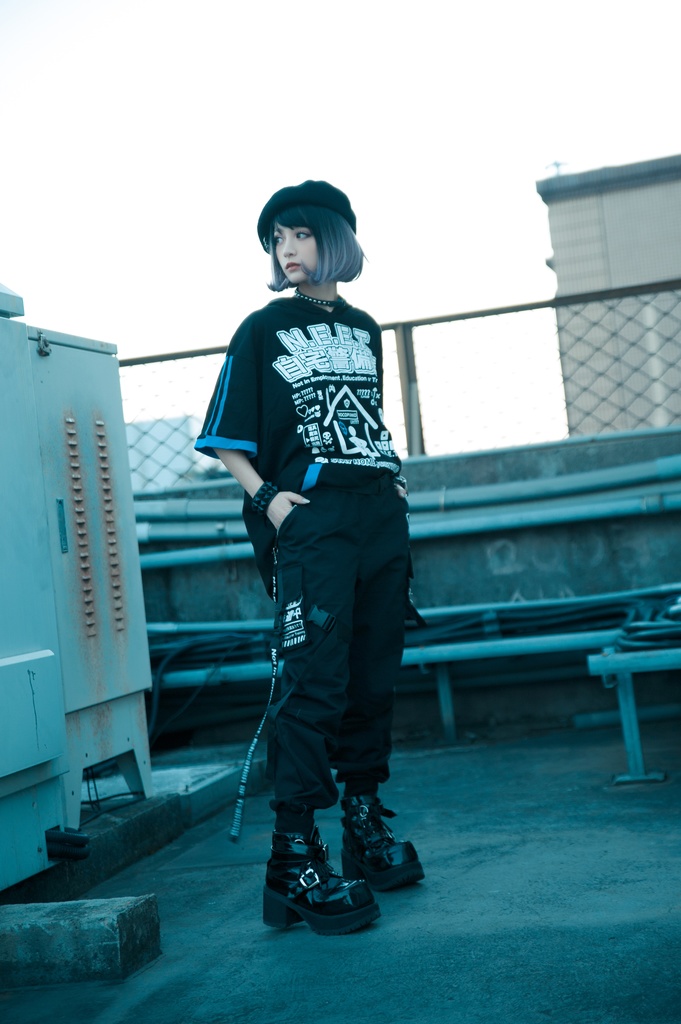 Jillpunkアニメ カッコいいお宅 ニ次コン 機動警察 NEET 自宅警備員 ワークスペック ジョガーパンツ ゆったり ミリタリー迷彩 オールシーズン ズボン テーパードパンツ オリジナル メンズ レディーズ おしゃれ 男女兼用 ファッション 秋葉系