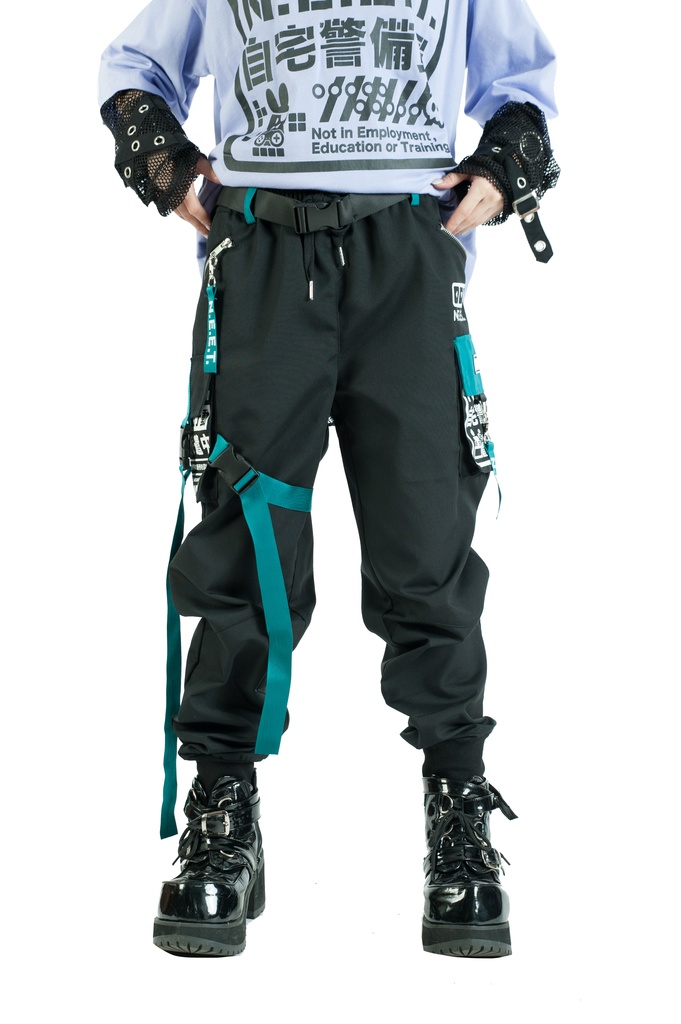 Jillpunkアニメ カッコいいお宅 ニ次コン 機動警察 NEET 自宅警備員 ワークスペック ジョガーパンツ ゆったり ミリタリー迷彩 オールシーズン ズボン テーパードパンツ オリジナル メンズ レディーズ おしゃれ 男女兼用 ファッション 秋葉系