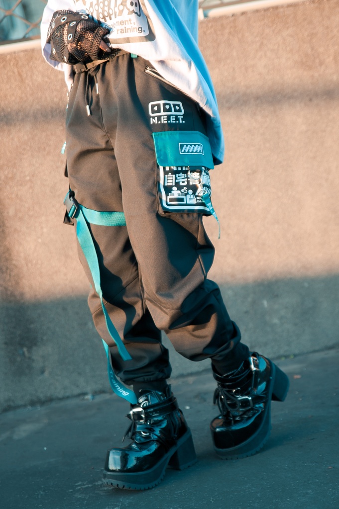 Jillpunkアニメ カッコいいお宅 ニ次コン 機動警察 NEET 自宅警備員 ワークスペック ジョガーパンツ ゆったり ミリタリー迷彩 オールシーズン ズボン テーパードパンツ オリジナル メンズ レディーズ おしゃれ 男女兼用 ファッション 秋葉系