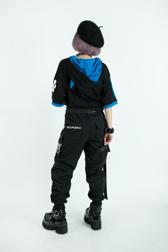 Jillpunkアニメ カッコいいお宅 ニ次コン 機動警察 NEET 自宅警備員 ワークスペック ジョガーパンツ ゆったり ミリタリー迷彩 オールシーズン ズボン テーパードパンツ オリジナル メンズ レディーズ おしゃれ 男女兼用 ファッション 秋葉系