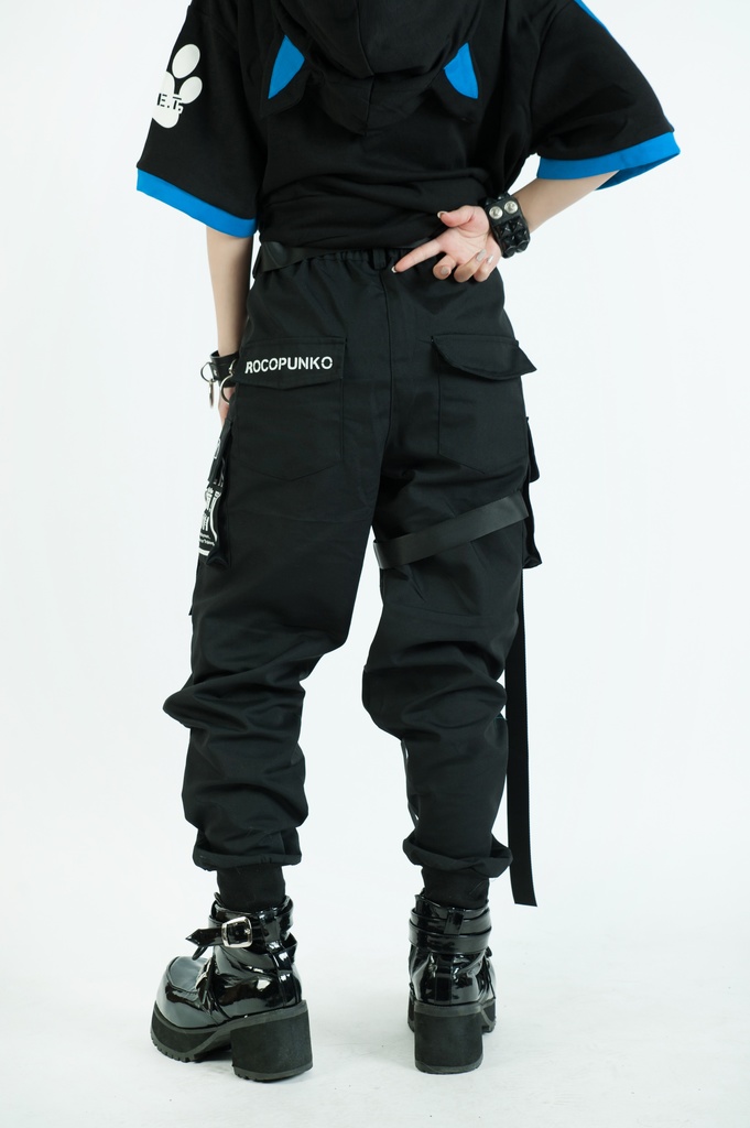 Jillpunkアニメ カッコいいお宅 ニ次コン 機動警察 NEET 自宅警備員 ワークスペック ジョガーパンツ ゆったり ミリタリー迷彩 オールシーズン ズボン テーパードパンツ オリジナル メンズ レディーズ おしゃれ 男女兼用 ファッション 秋葉系