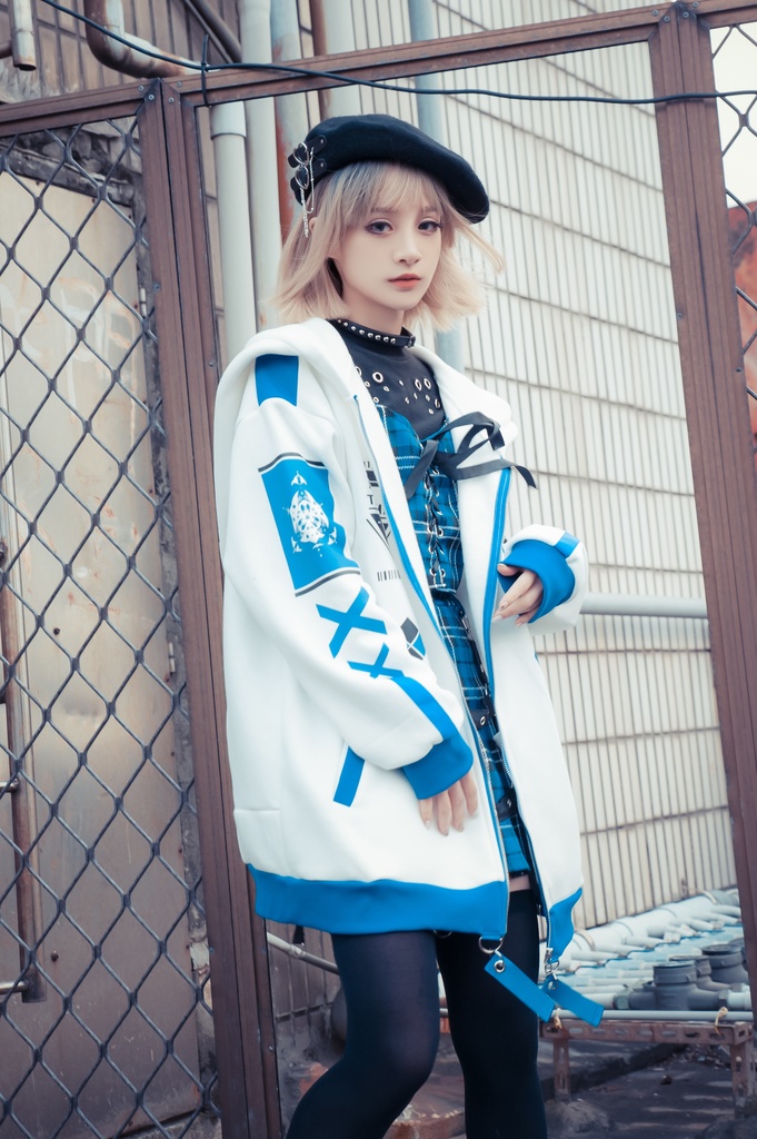 Jillpunkアニメファッション ニ次コン 鳥海鵜己コラボ 雲散楼鳥 ゲームモチーフ タクティカル ミリタリー 特殊部隊 裏起毛 ゆったりパーカー長袖 フード付きジャケット オリジナルメンズ レディーズ カジュアル おしゃれ男女兼用 兄系カッコいい