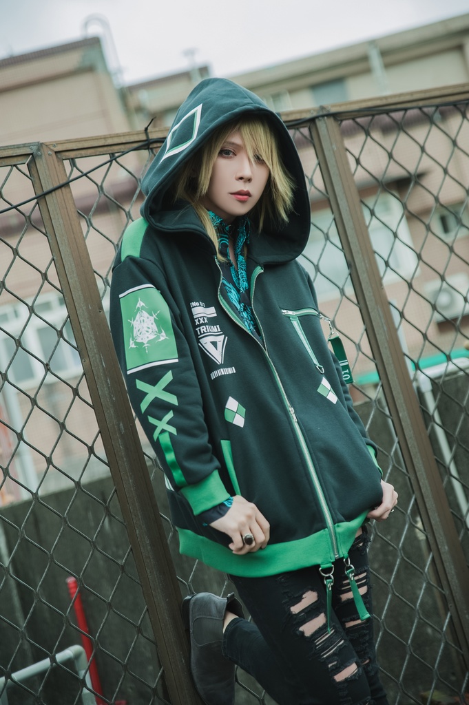 Jillpunkアニメファッション ニ次コン 鳥海鵜己コラボ 雲散楼鳥 ゲームモチーフ タクティカル ミリタリー 特殊部隊 裏起毛 ゆったりパーカー長袖 フード付きジャケット オリジナルメンズ レディーズ カジュアル おしゃれ男女兼用 兄系カッコいい