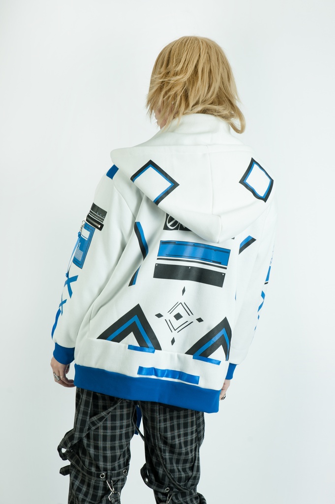 Jillpunkアニメファッション ニ次コン 鳥海鵜己コラボ 雲散楼鳥 ゲームモチーフ タクティカル ミリタリー 特殊部隊 裏起毛 ゆったりパーカー長袖 フード付きジャケット オリジナルメンズ レディーズ カジュアル おしゃれ男女兼用 兄系カッコいい