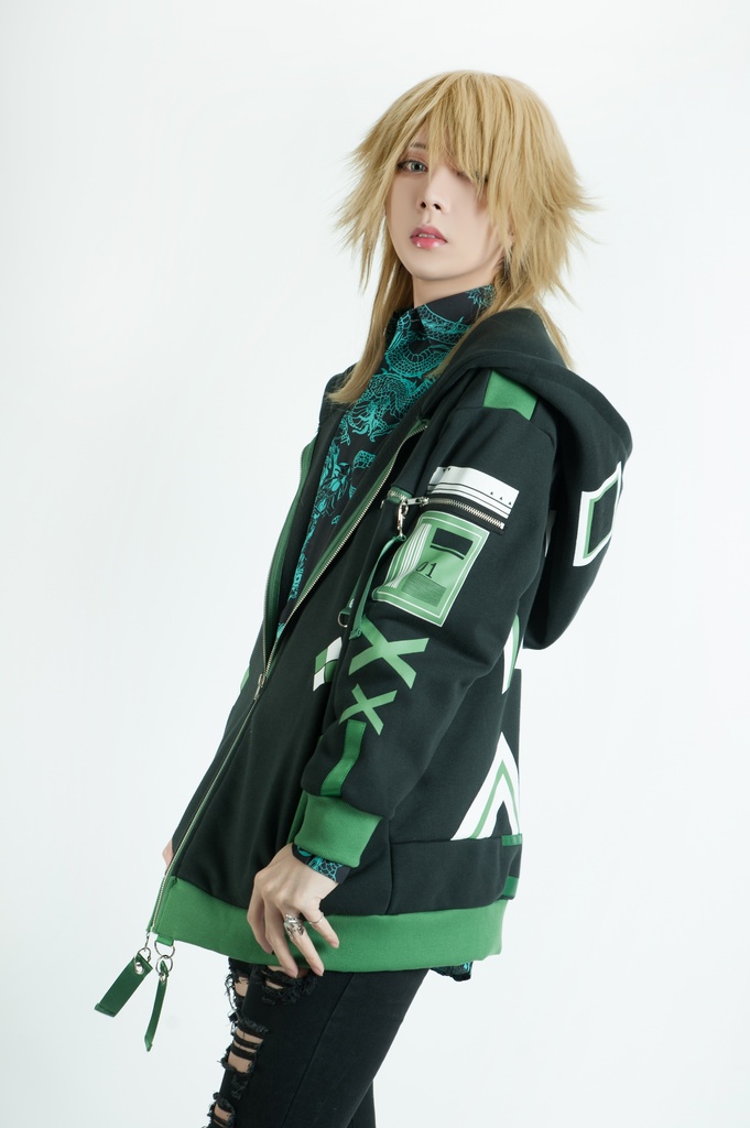 Jillpunkアニメファッション ニ次コン 鳥海鵜己コラボ 雲散楼鳥 ゲームモチーフ タクティカル ミリタリー 特殊部隊 裏起毛 ゆったりパーカー長袖 フード付きジャケット オリジナルメンズ レディーズ カジュアル おしゃれ男女兼用 兄系カッコいい