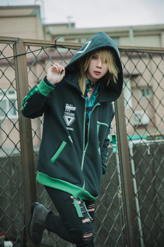 Jillpunkアニメファッション ニ次コン 鳥海鵜己コラボ 雲散楼鳥 ゲームモチーフ タクティカル ミリタリー 特殊部隊 裏起毛 ゆったりパーカー長袖 フード付きジャケット オリジナルメンズ レディーズ カジュアル おしゃれ男女兼用 兄系カッコいい