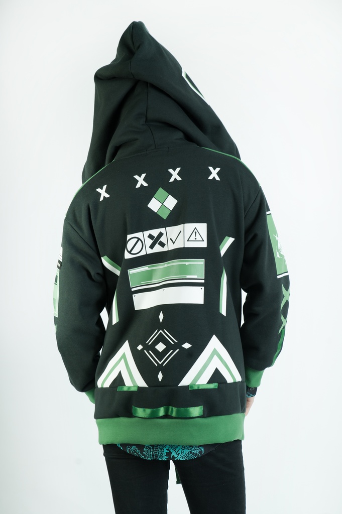 Jillpunkアニメファッション ニ次コン 鳥海鵜己コラボ 雲散楼鳥 ゲームモチーフ タクティカル ミリタリー 特殊部隊 裏起毛 ゆったりパーカー長袖 フード付きジャケット オリジナルメンズ レディーズ カジュアル おしゃれ男女兼用 兄系カッコいい