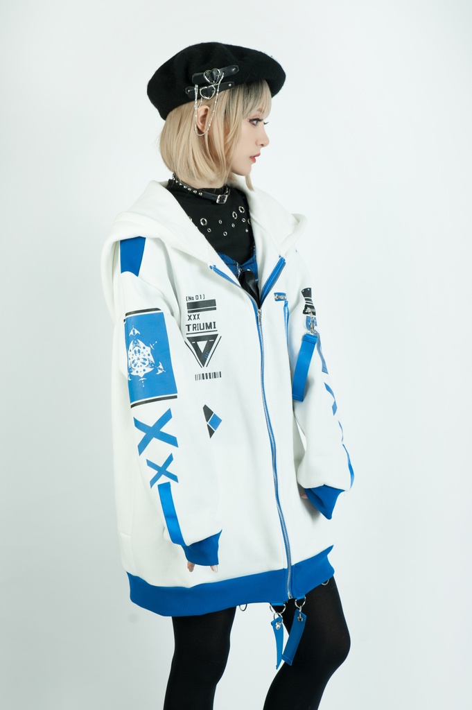 Jillpunkアニメファッション ニ次コン 鳥海鵜己コラボ 雲散楼鳥 ゲームモチーフ タクティカル ミリタリー 特殊部隊 裏起毛 ゆったりパーカー長袖 フード付きジャケット オリジナルメンズ レディーズ カジュアル おしゃれ男女兼用 兄系カッコいい