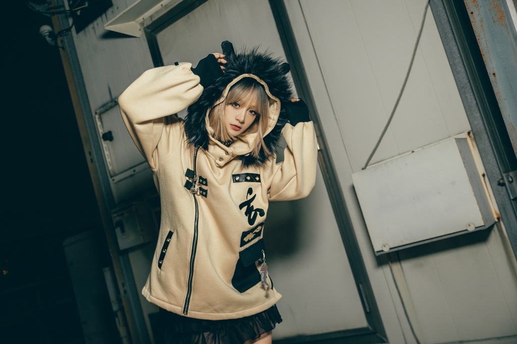 Jillpunk芝麻コラボ 中華風 チャイナモード 東方神獣 龍神王 龍角 クラスプ留め具 ゆったりパーカー 裏起毛 フード付きジャケット オリジナルメンズ レディーズ カジュアル おしゃれ大きいサイズ男女兼用カッコいい 兄系