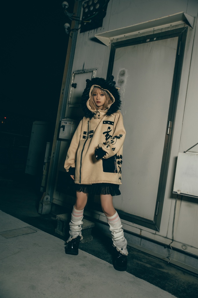 Jillpunk芝麻コラボ 中華風 チャイナモード 東方神獣 龍神王 龍角 クラスプ留め具 ゆったりパーカー 裏起毛 フード付きジャケット オリジナルメンズ レディーズ カジュアル おしゃれ大きいサイズ男女兼用カッコいい 兄系