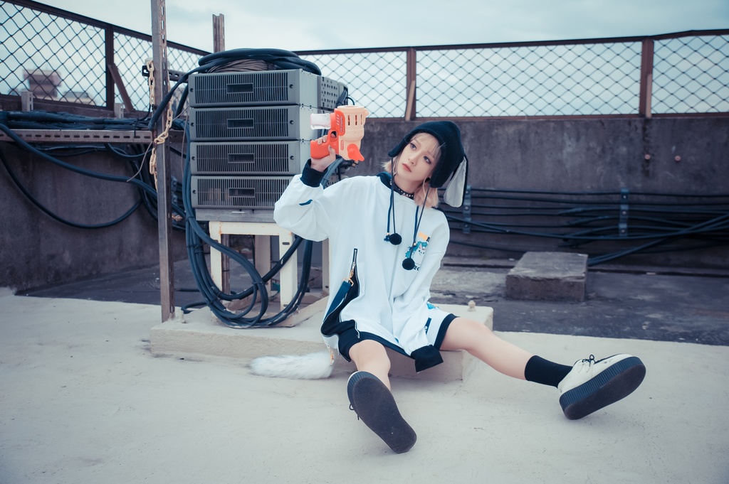 Jillpunk芝麻コラボ 中華風 チャイナモード 白面九尾狐X自宅警備員コラボ 狐耳 吉祥結びタッセル しっぽアクセサリー ゆったり 長袖パーカー フード付きトレーナー オリジナルメンズ レディーズ カジュアル おしゃれ大きいサイズ男女兼用可愛い秋葉系