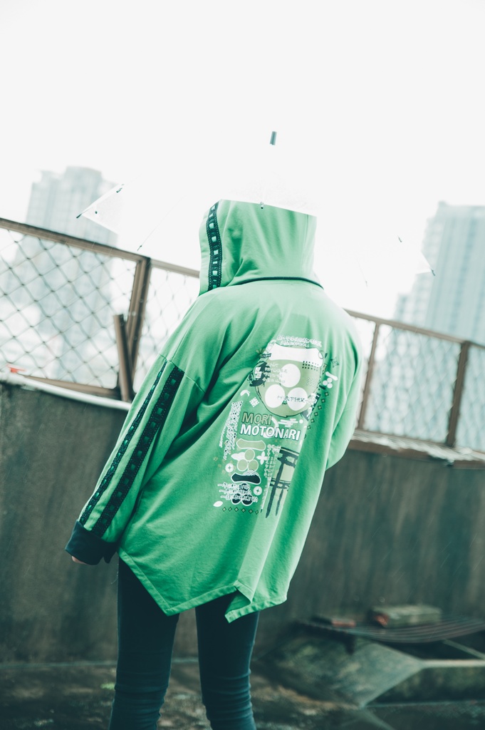 Jillpunk和風モード戦国武将物語 西国の智将 毛利元就 家紋刺繡 花レースキモノスリーブ ウィッチフード ポンポン付き現代羽織 ウィザード 和装ジャケットブレザー オリジナル メンズ レディー V系カッコいい おしゃれ男女兼用ファッション秋葉系