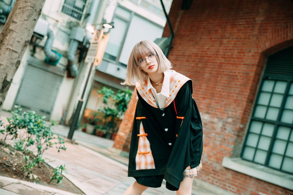 Jillpunk和風モード戦国武将物語 無銘正宗の主 石田三成 家紋刺繡 タータンチェック柄 セーラーカラー 和装 チャイナボタン タッセル紐 現代羽織 ジャケット オリジナル メンズ レディー V系カッコいい おしゃれ男女兼用ファッション秋葉系