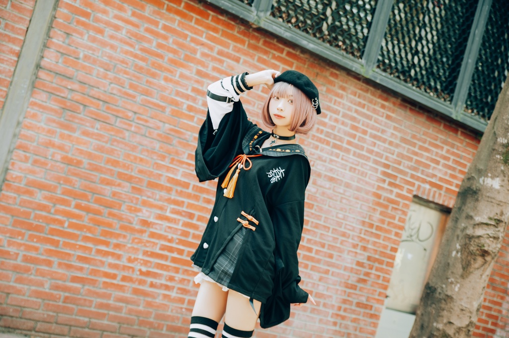 Jillpunk和風モード戦国武将物語 無銘正宗の主 石田三成 家紋刺繡 タータンチェック柄 セーラーカラー 和装 チャイナボタン タッセル紐 現代羽織 ジャケット オリジナル メンズ レディー V系カッコいい おしゃれ男女兼用ファッション秋葉系