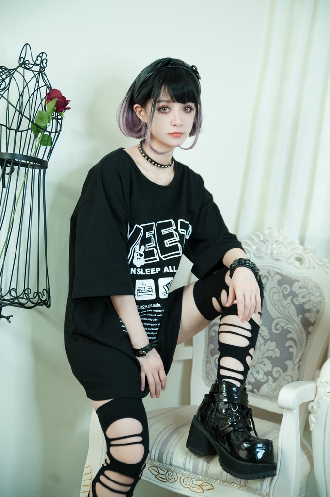 Jillpunkアニメ カッコいいお宅 ニ次コン 機動警察 NEET 自宅警備員 巡査警戒兵 プリント ゆったり半袖 Tシャツ Oversizeオーバーサイズ オリジナル メンズ レディーズ おしゃれ 男女兼用 ファッション 秋葉系 カッコいい