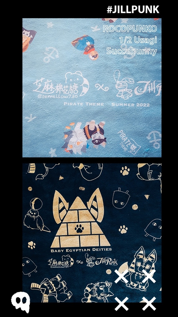 Jillpunk芝麻コラボアニメ 可愛い お宅 ニ次コン エジプト神話ベビー東方神獸 マスコットプリント スポーツ ユニセックス 速乾 セームタオル スポーツタオル 35X100CM オリジナル メンズ レディーズ 男女兼用 ファッション 可愛い