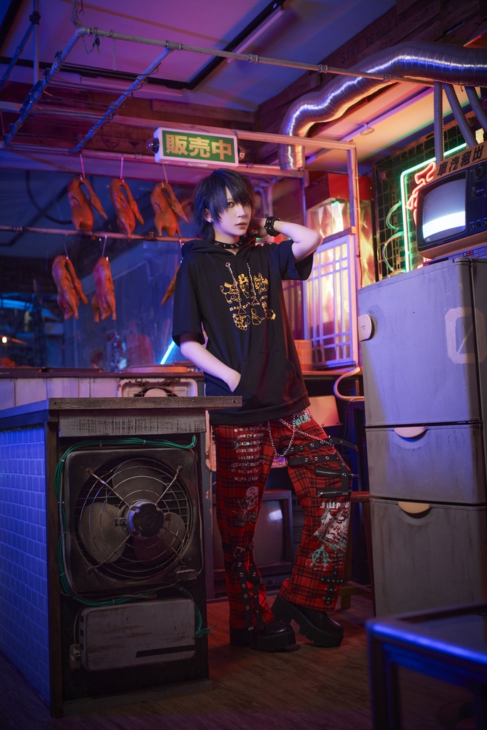 Jillpunk芝麻コラボアニメ 可愛い お宅 ニ次コン エジプト神話ベビー家族チーム 鎖チェーン ゆったり 兎耳 半袖 パーカー オリジナル メンズ レディーズ おしゃれ 男女兼用 ファッション 秋葉系 可愛い 猫系