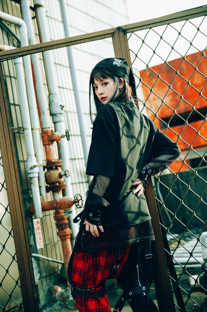 Jillpunk台湾画師三目道具屋コラボ クール系 パンクロック ダーク タロット死神 ペスト医師 ゆったり 半袖 Tシャツ 男女兼用 レディース メンズ かっこいい オリジナル おしゃれ