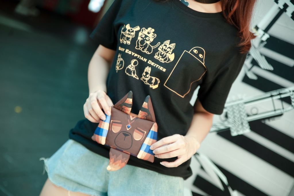 Jillpunk芝麻コラボアニメ 可愛い お宅 ニ次コン エジプト神話ベビー家族チーム マスコットモチーフプリント Oversizeオーバーサイズ 半袖 Tシャツ オリジナル メンズ レディーズ おしゃれ 男女兼用 ファッション 秋葉系