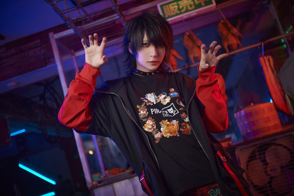 Jillpunk芝麻コラボアニメ 可愛い お宅 ニ次コン エジプト神話ベビー家族チーム マスコットモチーフプリント Oversizeオーバーサイズ 半袖 Tシャツ オリジナル メンズ レディーズ おしゃれ 男女兼用 ファッション 秋葉系