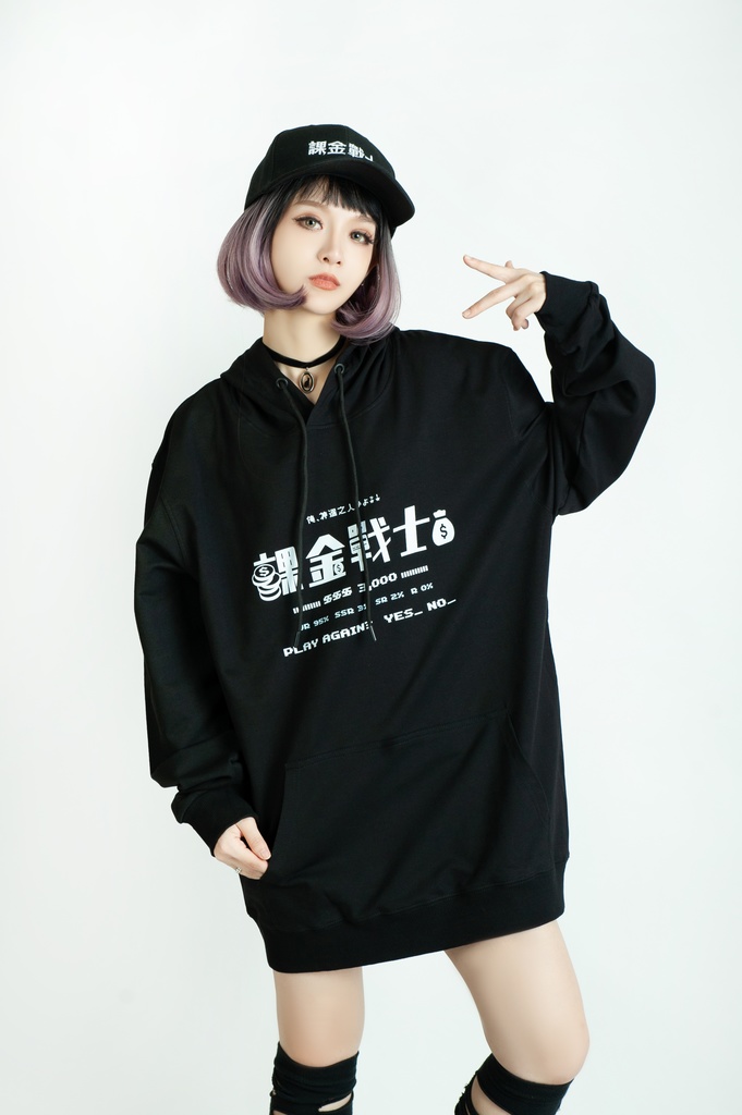 Jillpunkアニメ 二次コン 痛オタク 課金戦士2.0神選使 懐古レトロ ドット絵プリント 綿 ゆったり長袖パーカー オリジナルスタイル メンズ レディーズ おしゃれ男女兼用ファッション秋葉系カッコいい