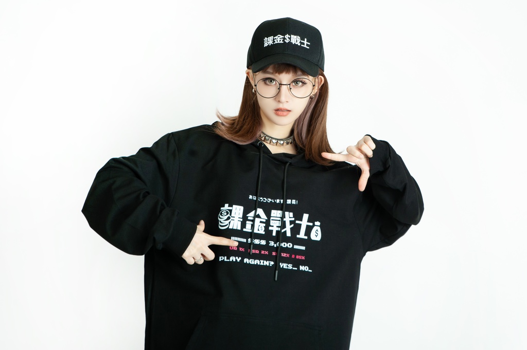 Jillpunkアニメ 二次コン 痛オタク 課金戦士2.0神選使 懐古レトロ ドット絵プリント 綿 ゆったり長袖パーカー オリジナルスタイル メンズ レディーズ おしゃれ男女兼用ファッション秋葉系カッコいい