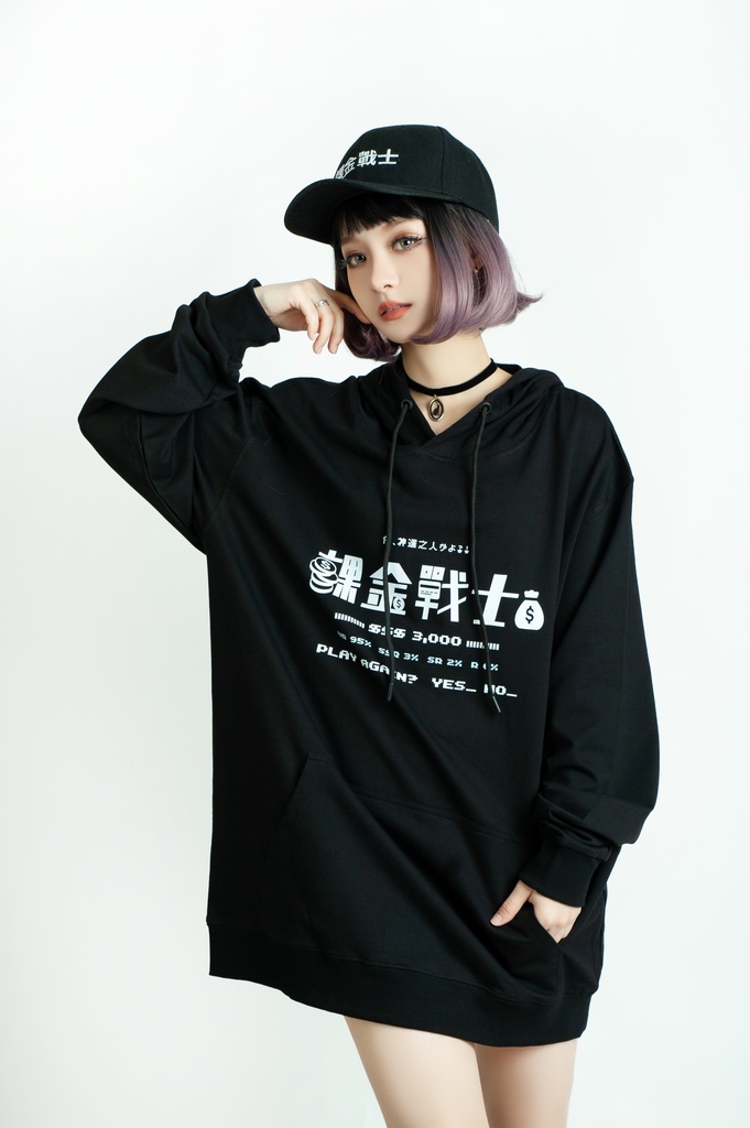 Jillpunkアニメ 二次コン 痛オタク 課金戦士2.0神選使 懐古レトロ ドット絵プリント 綿 ゆったり長袖パーカー オリジナルスタイル メンズ レディーズ おしゃれ男女兼用ファッション秋葉系カッコいい