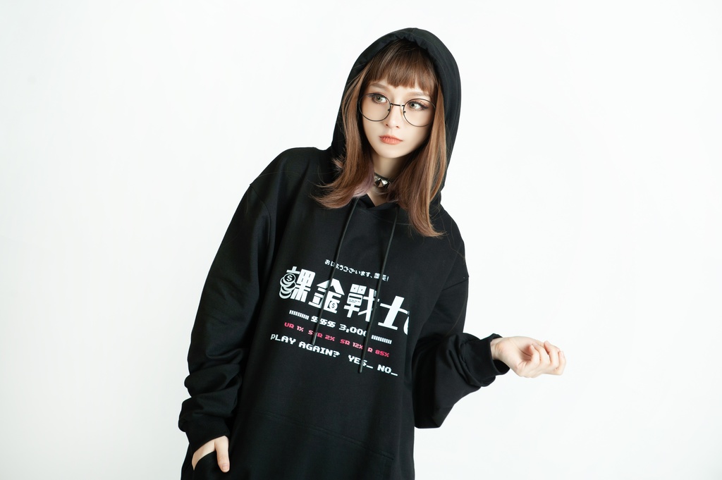 Jillpunkアニメ 二次コン 痛オタク 課金戦士2.0神選使 懐古レトロ ドット絵プリント 綿 ゆったり長袖パーカー オリジナルスタイル メンズ レディーズ おしゃれ男女兼用ファッション秋葉系カッコいい