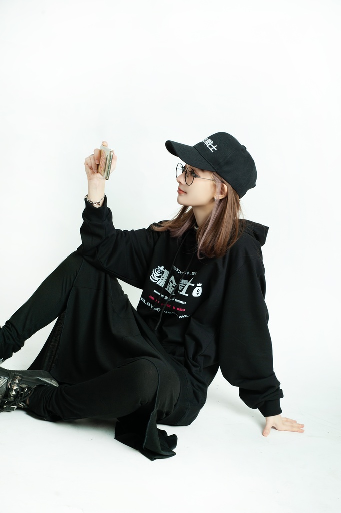 Jillpunkアニメ 二次コン 痛オタク 課金戦士2.0神選使 懐古レトロ ドット絵プリント 綿 ゆったり長袖パーカー オリジナルスタイル メンズ レディーズ おしゃれ男女兼用ファッション秋葉系カッコいい