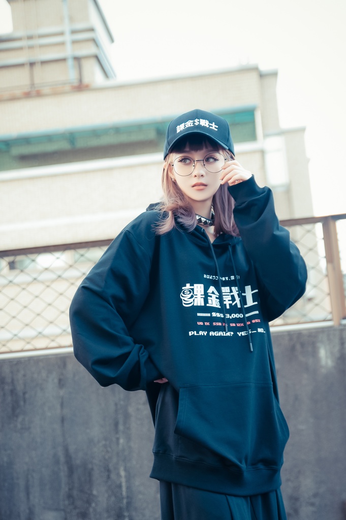 Jillpunkアニメ 二次コン 痛オタク 課金戦士2.0神選使 懐古レトロ ドット絵プリント 綿 ゆったり長袖パーカー オリジナルスタイル メンズ レディーズ おしゃれ男女兼用ファッション秋葉系カッコいい