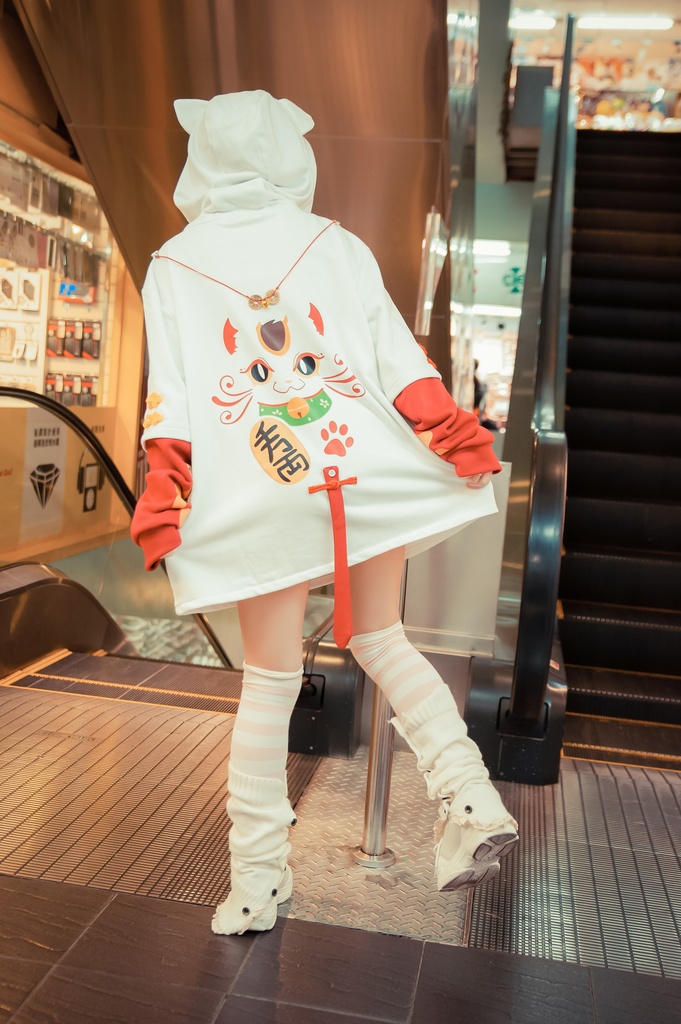 Jillpunk和風モード 芝麻コラボ 夢カワ かわいい 猫系 萌え 大黒天ネコ 招き猫 銭貨タッセル付き 猫耳 ゆったり 長袖 パーカー オリジナル メンズ レディーズ おしゃれ 男女兼用 ファッション 秋葉系 可愛い