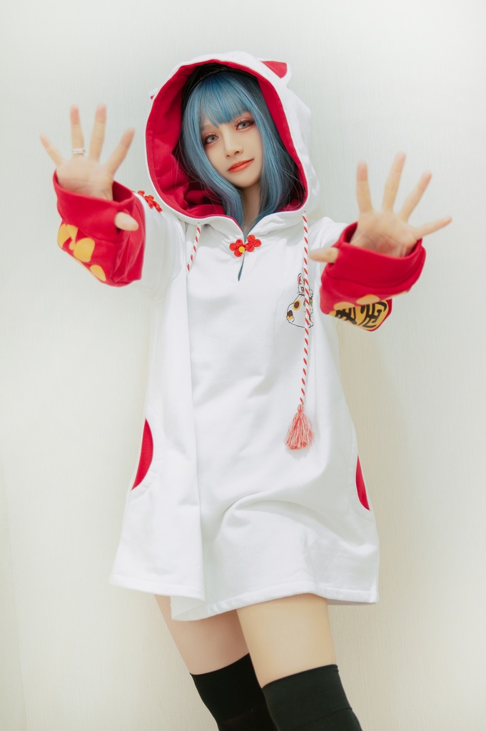 Jillpunk和風モード 芝麻コラボ 夢カワ かわいい 猫系 萌え 大黒天ネコ 招き猫 銭貨タッセル付き 猫耳 ゆったり 長袖 パーカー オリジナル メンズ レディーズ おしゃれ 男女兼用 ファッション 秋葉系 可愛い