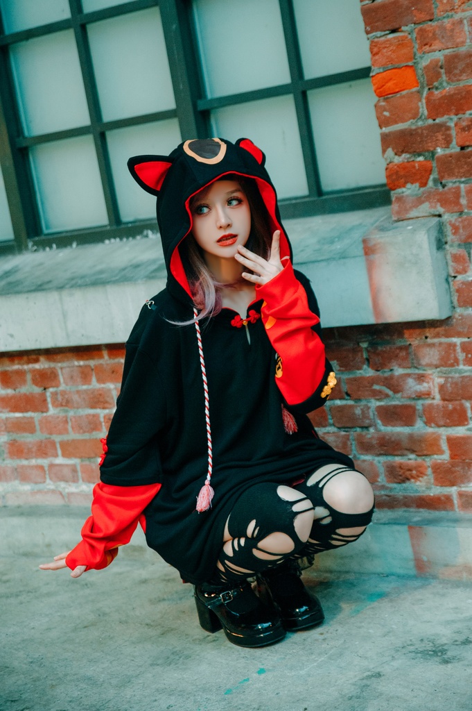 Jillpunk和風モード 芝麻コラボ 夢カワ かわいい 猫系 萌え 大黒天ネコ 招き猫 銭貨タッセル付き 猫耳 ゆったり 長袖 パーカー オリジナル メンズ レディーズ おしゃれ 男女兼用 ファッション 秋葉系 可愛い