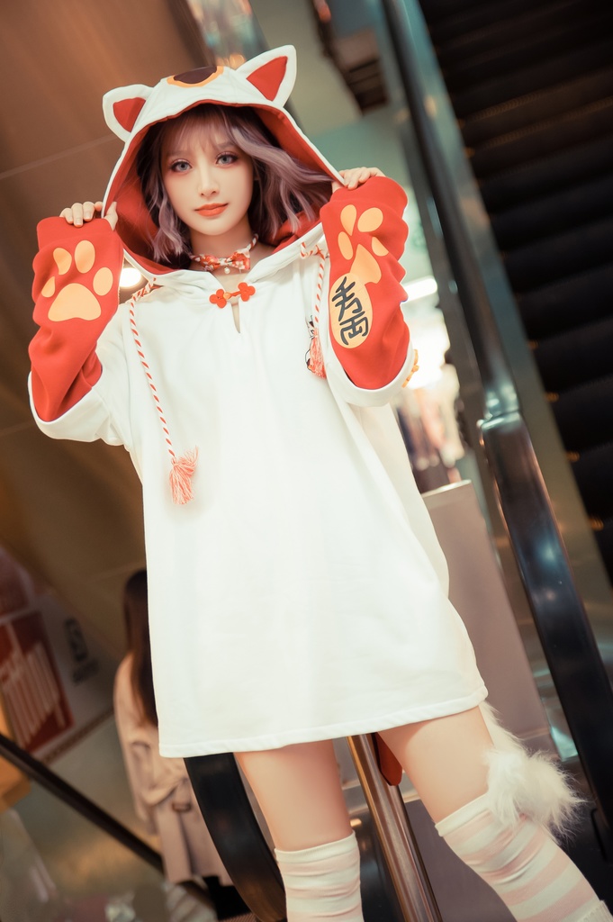 Jillpunk和風モード 芝麻コラボ 夢カワ かわいい 猫系 萌え 大黒天ネコ 招き猫 銭貨タッセル付き 猫耳 ゆったり 長袖 パーカー オリジナル メンズ レディーズ おしゃれ 男女兼用 ファッション 秋葉系 可愛い