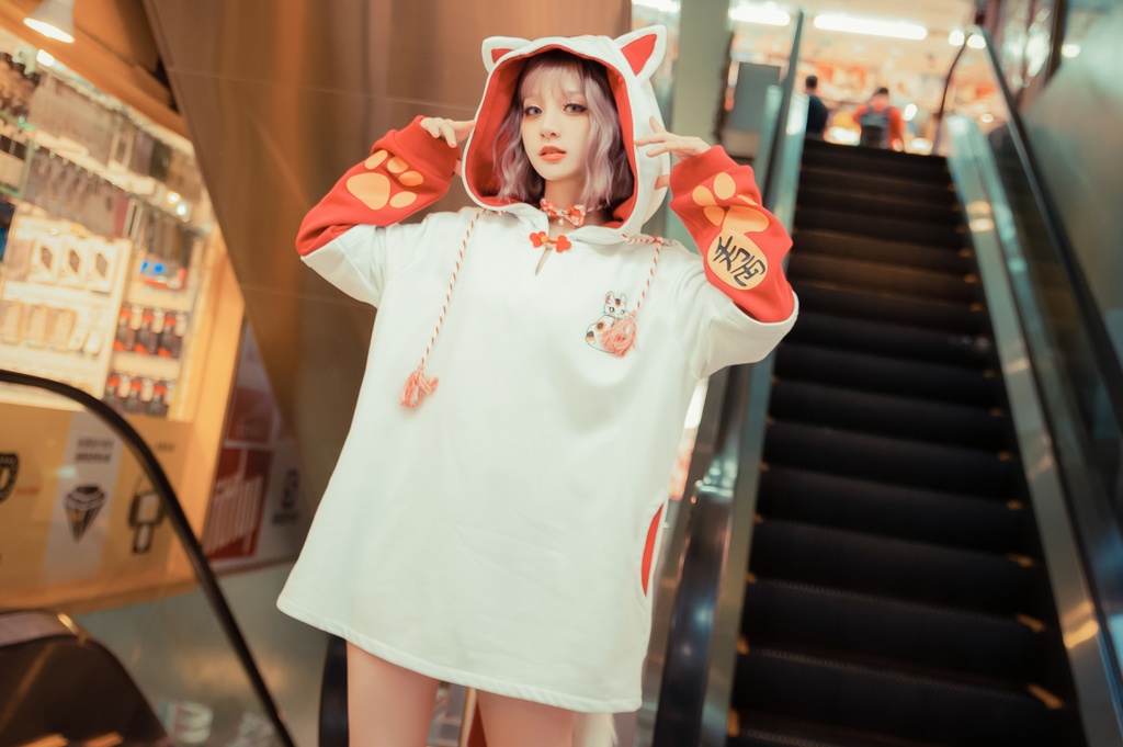 Jillpunk和風モード 芝麻コラボ 夢カワ かわいい 猫系 萌え 大黒天ネコ 招き猫 銭貨タッセル付き 猫耳 ゆったり 長袖 パーカー オリジナル メンズ レディーズ おしゃれ 男女兼用 ファッション 秋葉系 可愛い