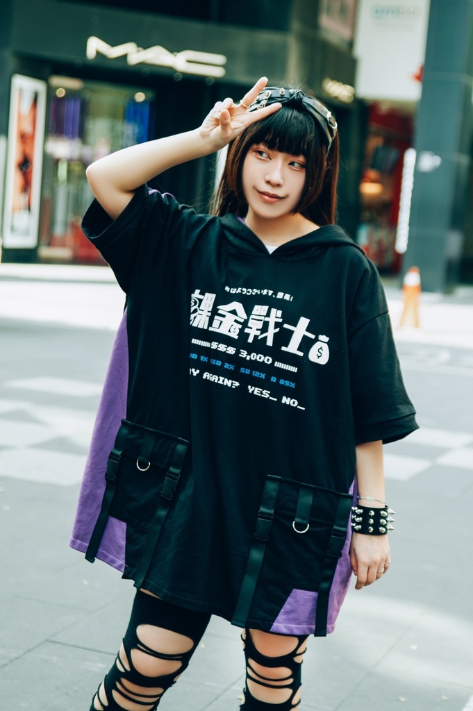 Jillpunkアニメ 二次コン 痛オタク 課金戦士 猫課長 懐古レトロ ドット絵 顔文字プリント 綿 ゆったり 猫耳半袖パーカー オリジナルスタイル メンズ レディーズ おしゃれ 男女兼用 ファッション 秋葉系 可愛い