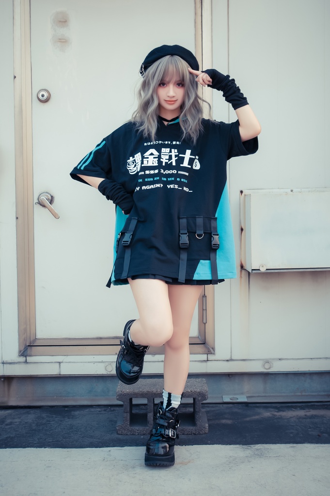 Jillpunkアニメ 二次コン 痛オタク 課金戦士 猫課長 懐古レトロ ドット絵 顔文字プリント 綿 ゆったり 猫耳半袖パーカー オリジナルスタイル メンズ レディーズ おしゃれ 男女兼用 ファッション 秋葉系 可愛い