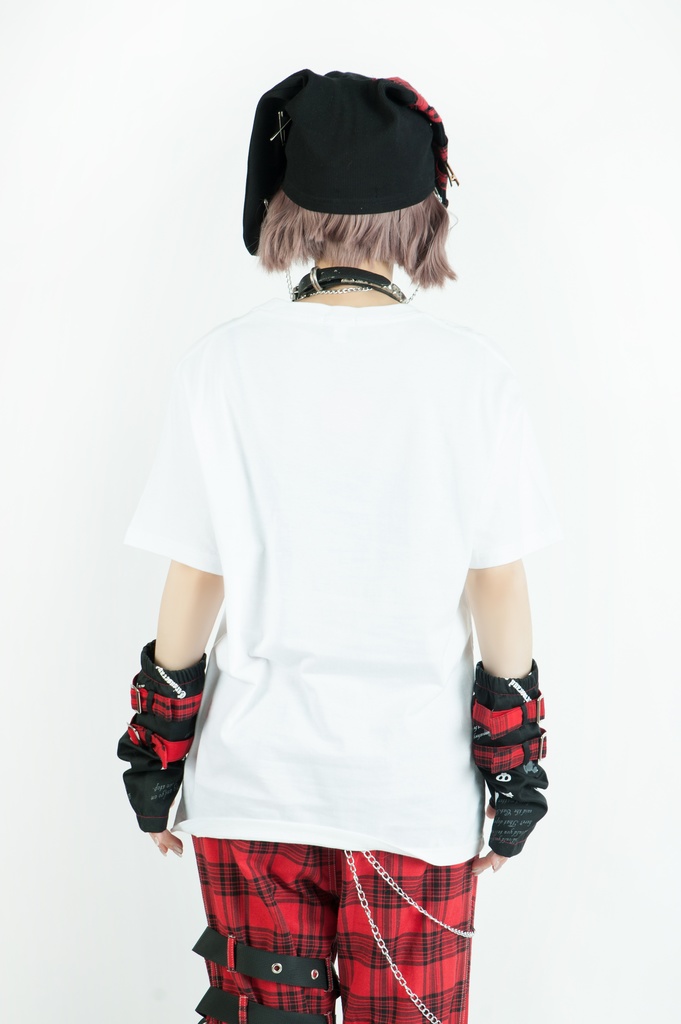 Jillpunk 二次コン 偽日本語 りしれ供さ小=いい加減しなさい 超かわいい お宅 顔文字 仮名漢字プリント ゆったり 100%綿 半袖Tシャツ オリジナル メンズ レディー おしゃれ大きいサイズ男女兼用ファッション秋葉系